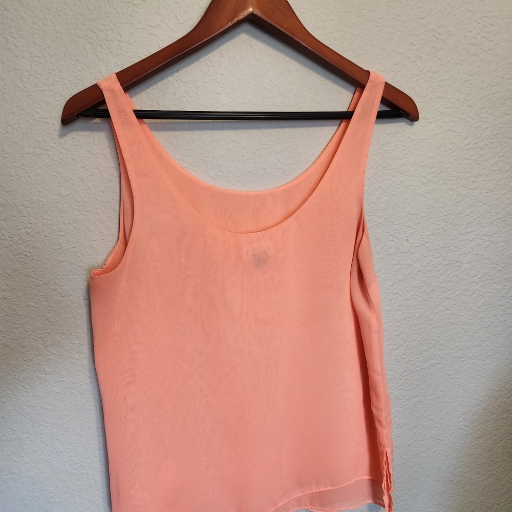 Sheer Flamingo Tank - Picture 2 of 3